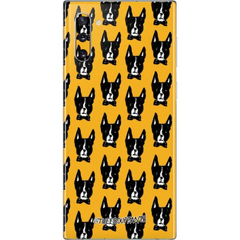 Bouffants and Broken Hearts Boston Terrier Galaxy Note 10 Skin